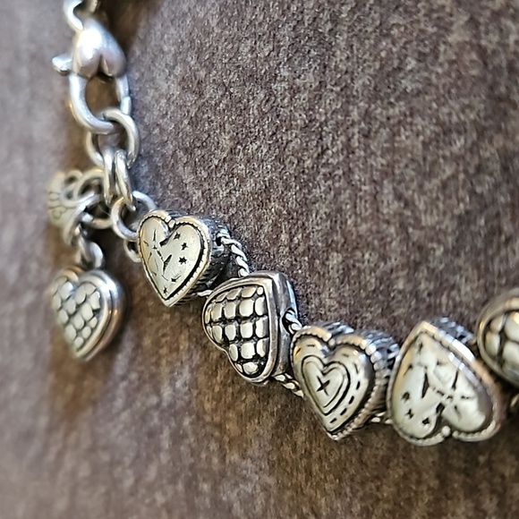 BRIGHTON Sliding Heart Charms Bracelet - Picture 4 of 8